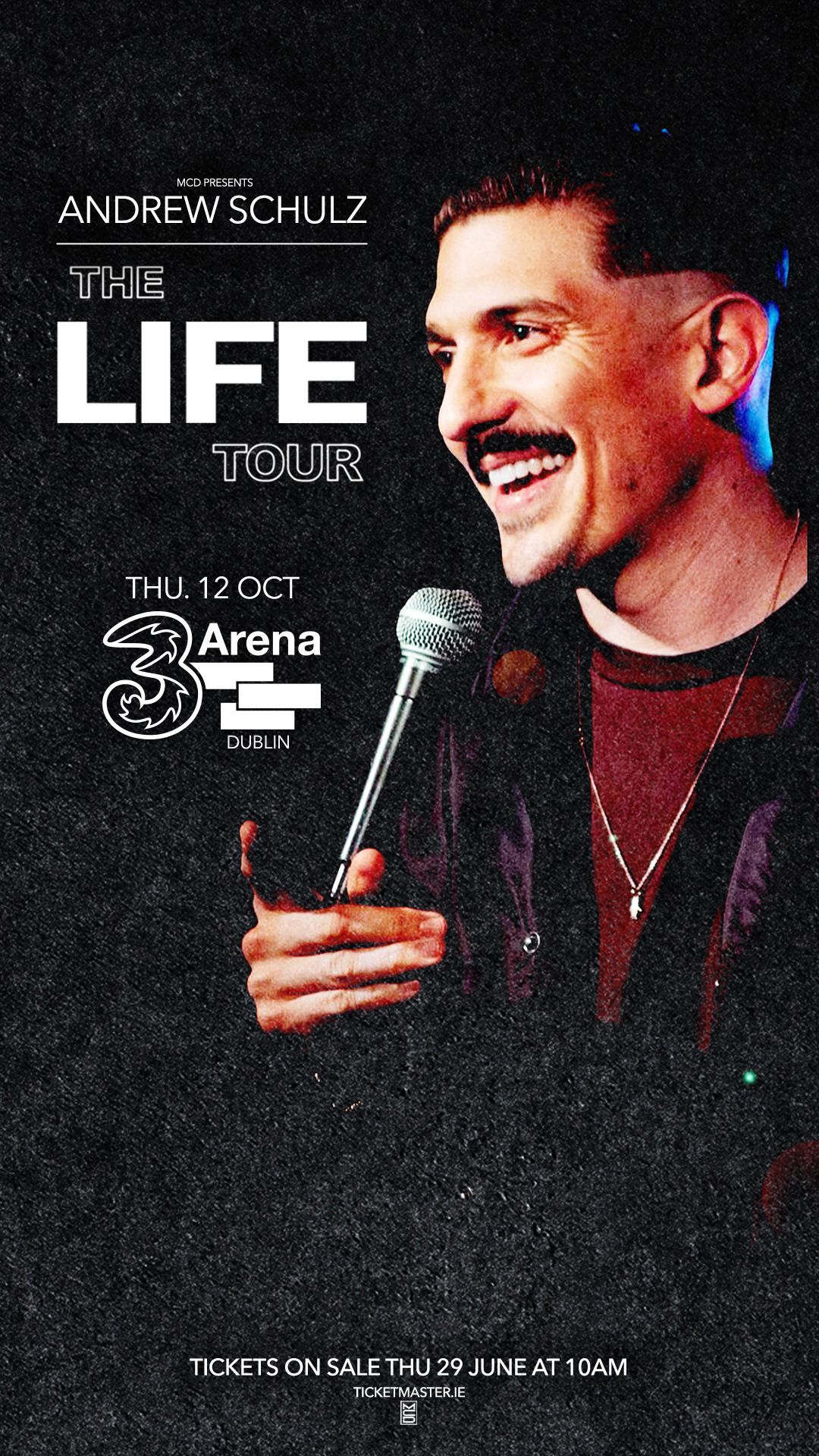 Andrew Schulz The Life Tour 3Arena Dublin Date Confirmed Andrew Schulz The Life Tour 3Arena Dublin Date Confirmed