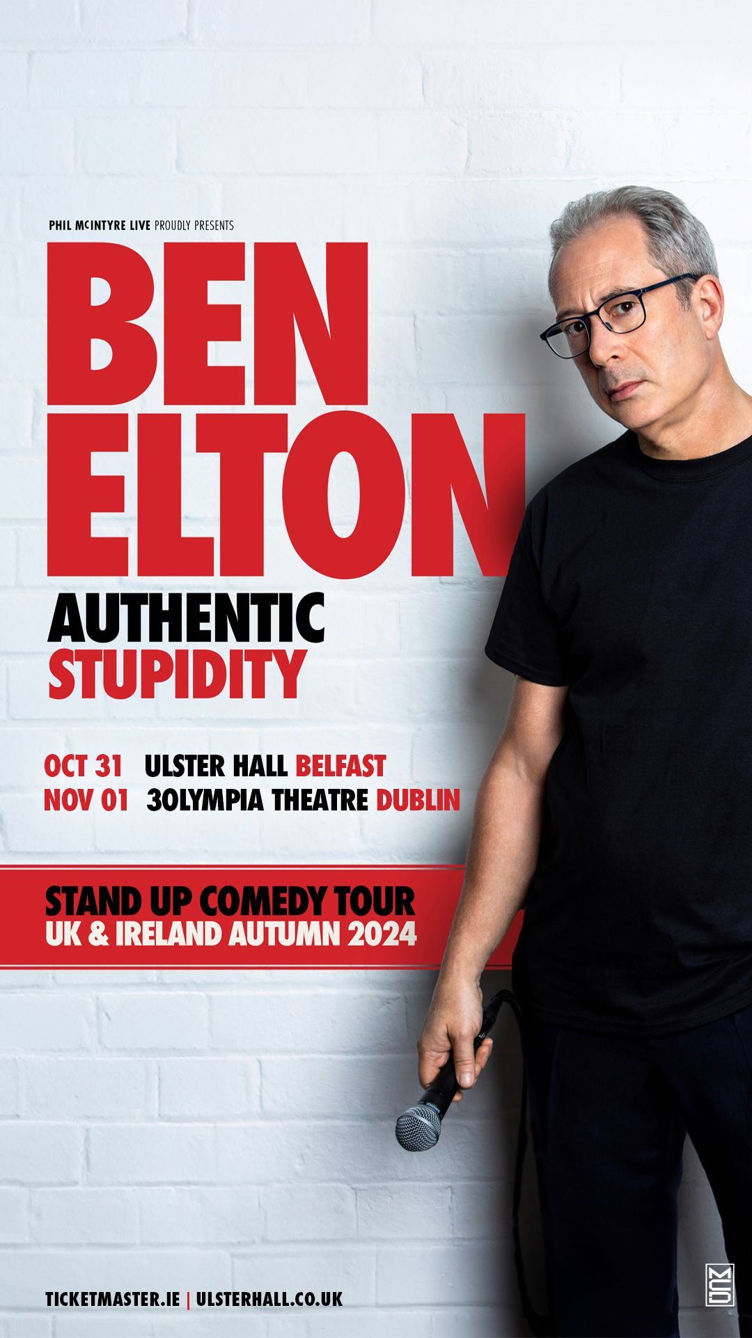 BEN ELTON 3Olympia Theatre, Dublin Friday 1st November 2024 Tickets on sale now BEN ELTON
3Olympia Theatre, Dublin
Friday 1st November 2024
Tickets on sale now