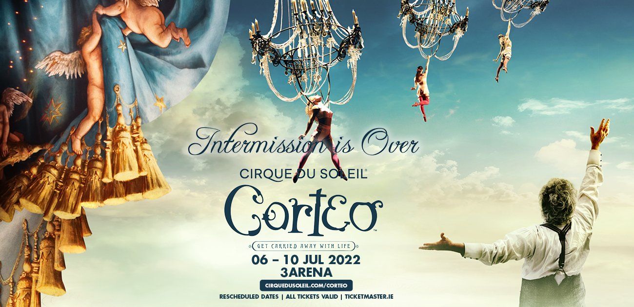 CORTEO, one of the best-loved Cirque du Soleil productions returns with first European performances after 818 days. CORTEO, one of the best-loved Cirque du Soleil productions returns with first European performances after 818 days.