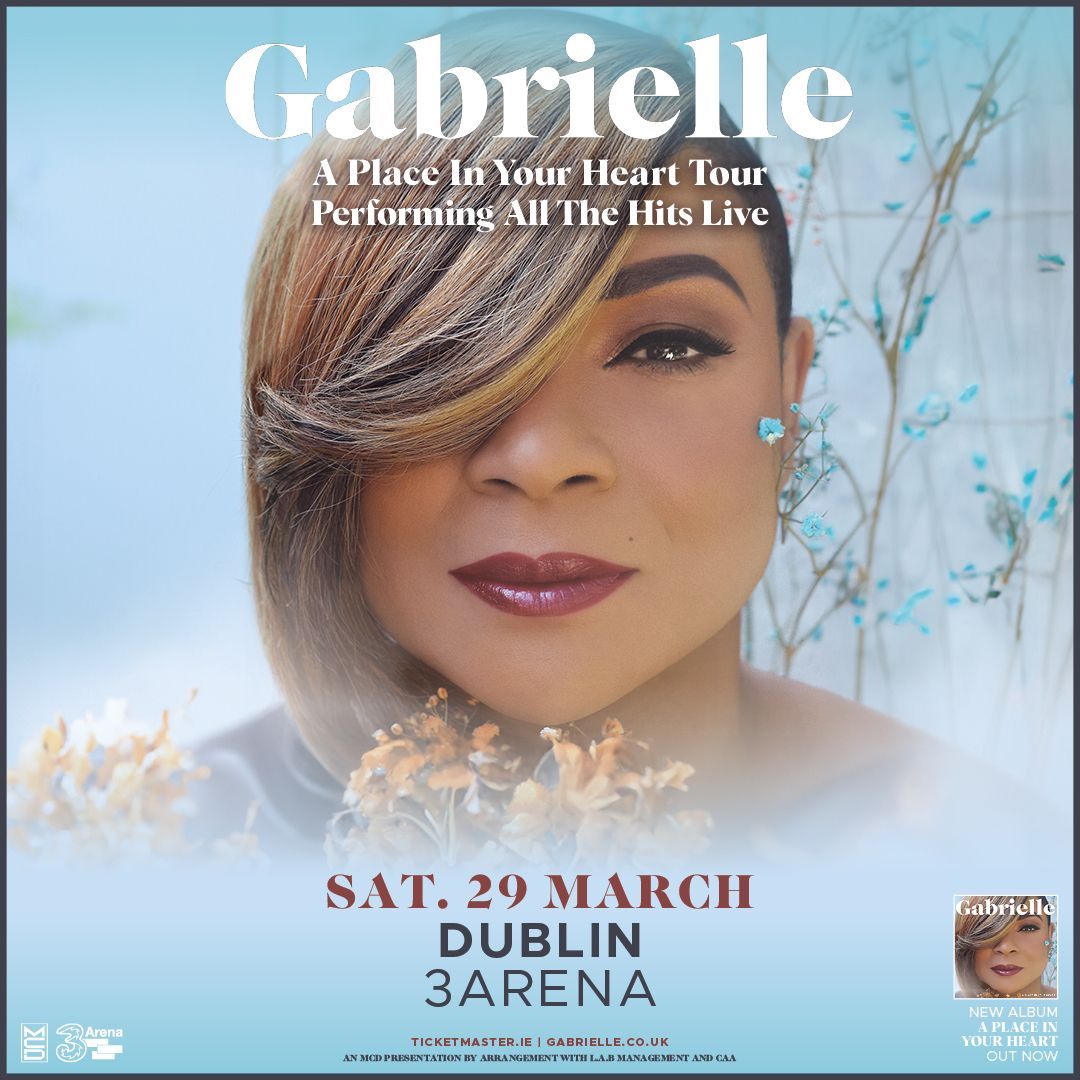 Gabrielle Confirms 3Arena Dublin Concert Date Tickets On Sale This Friday Gabrielle Confirms 3Arena Dublin Concert Date
Tickets On Sale This Friday