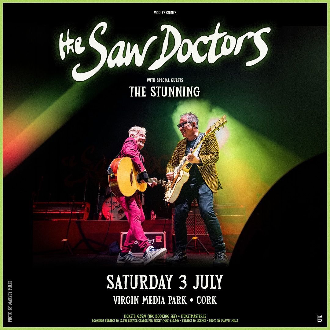 The Saw Doctors Announce Major Outdoor Concert

Celebrating 40 years as a touring band

Virgin Media