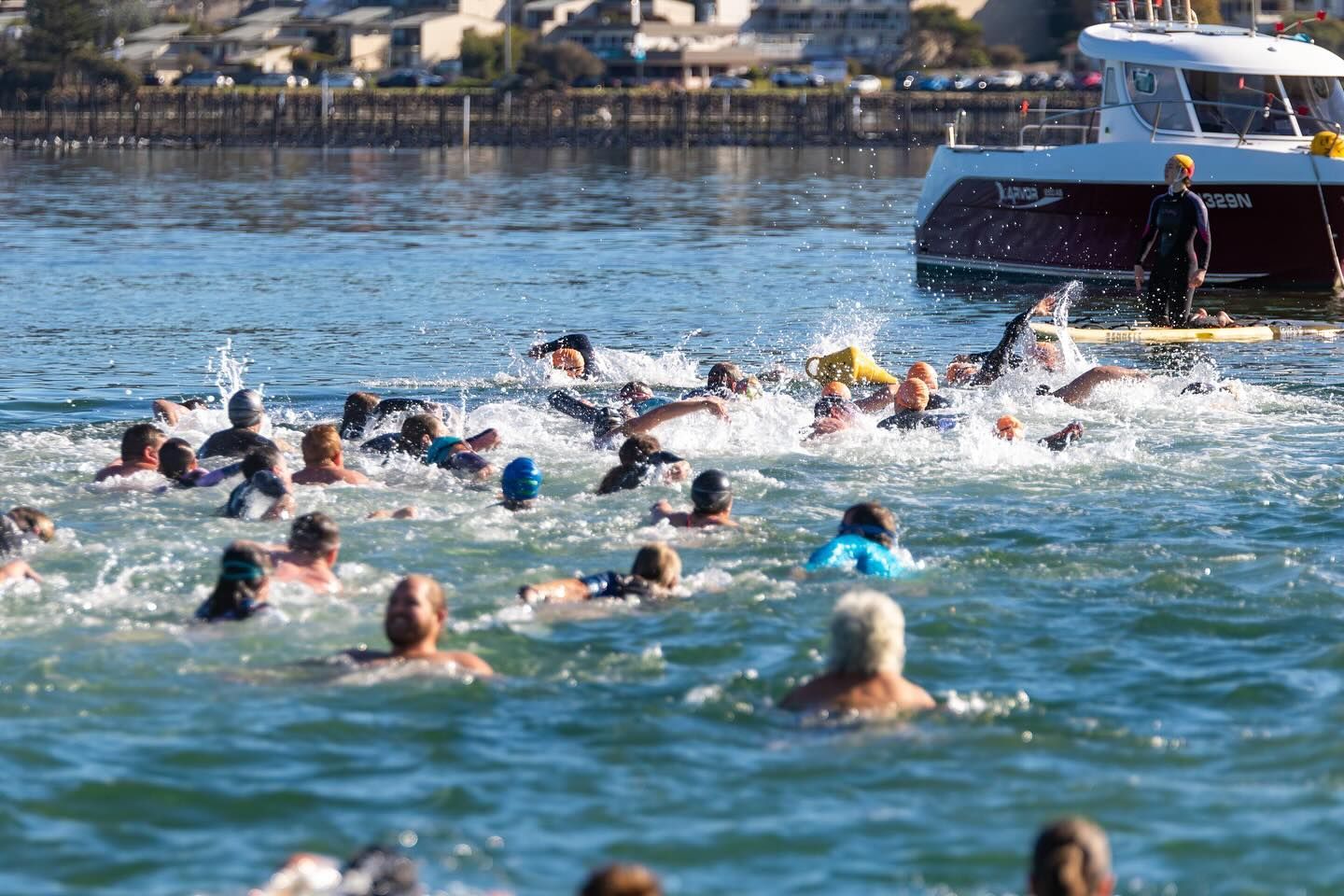Merimbula WinterSun festival ocean swim, Sapphire Coast NSW