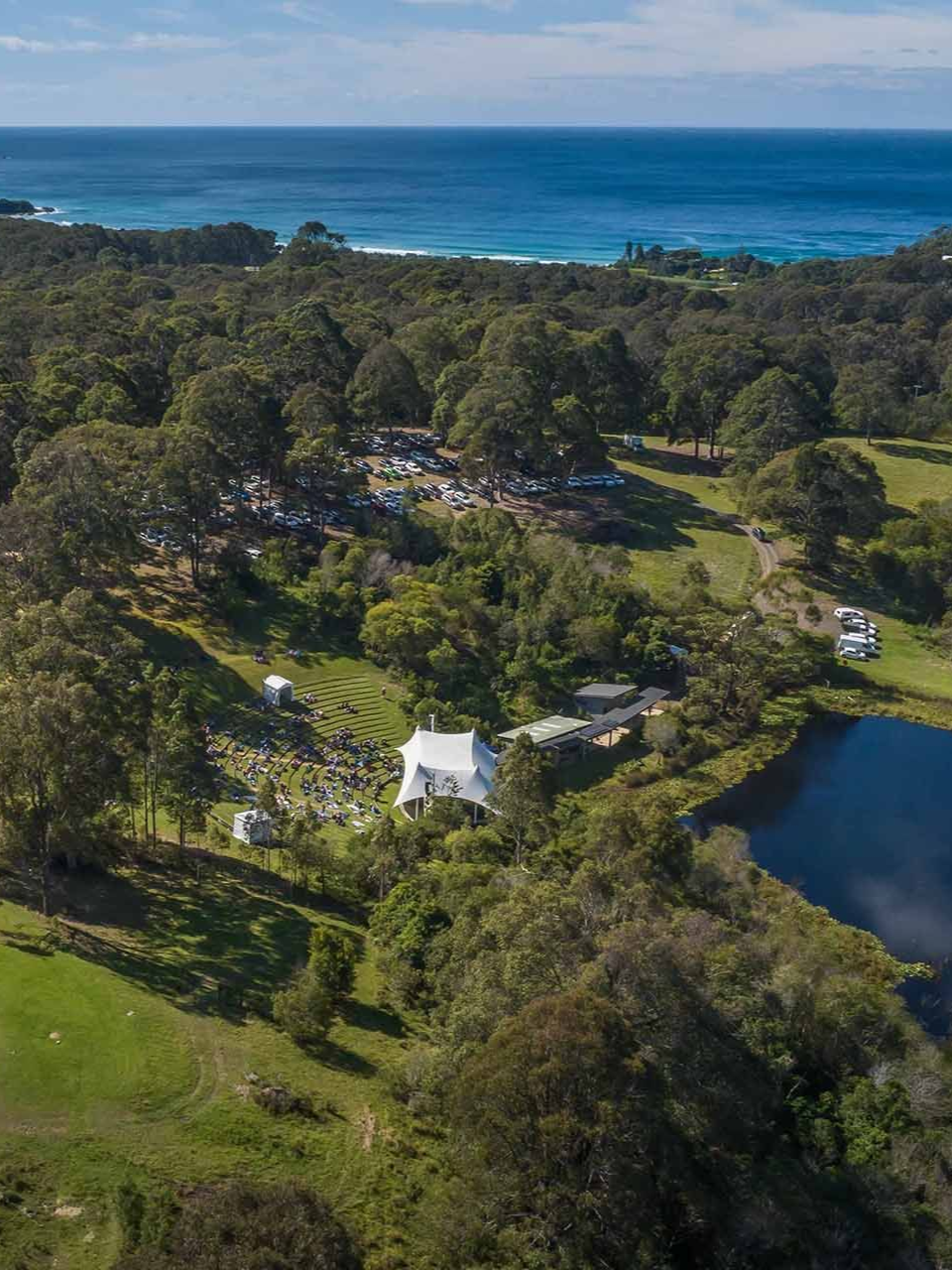 music festival event on the Sapphire Coast