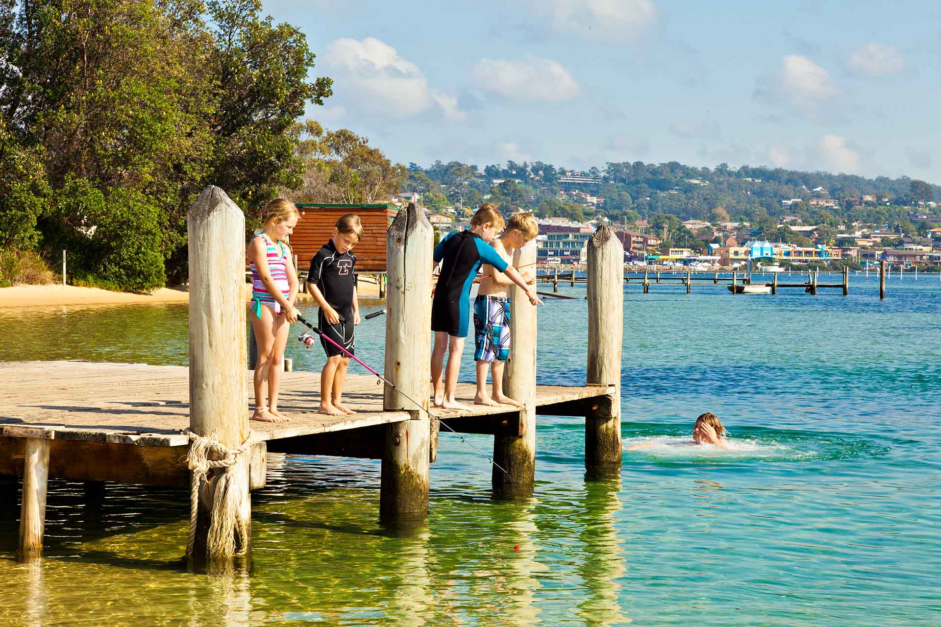 Mitchies Jetty in Merimbula, Sapphire Coast NSW