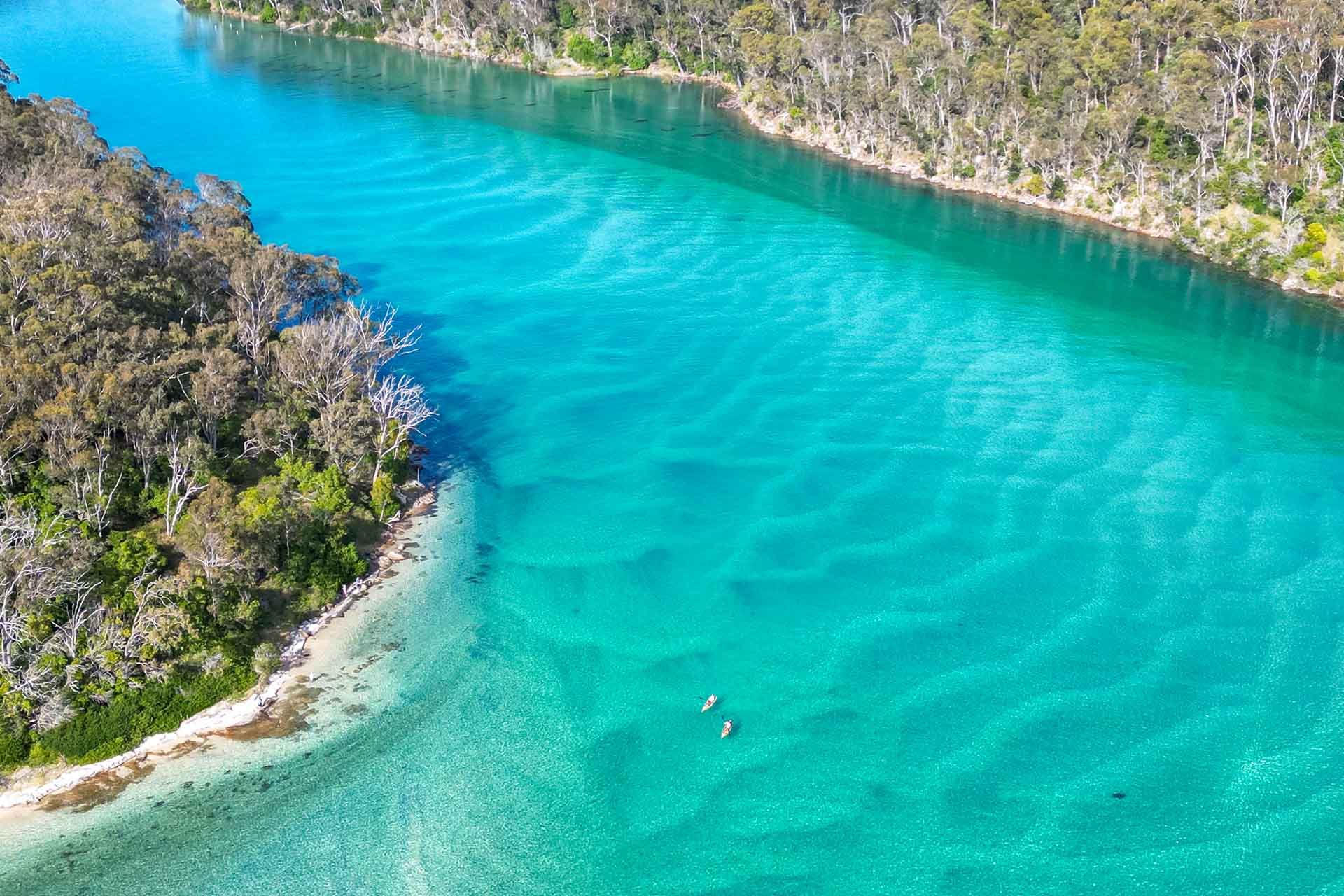 Navigate Expeditions, kayaking tour on the Sapphire Coast, Pambula River Mouth