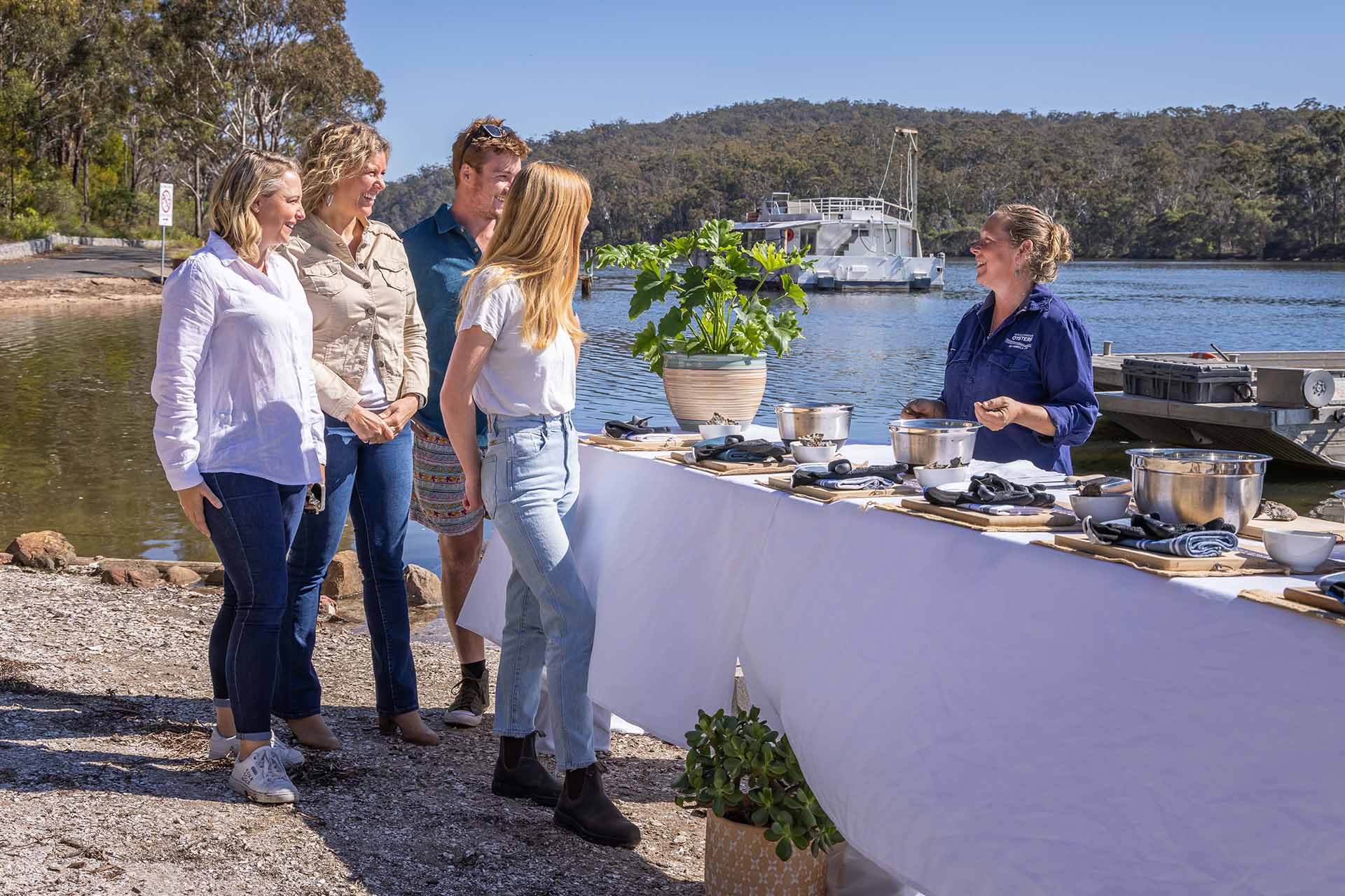 Broadwater Oysters at Pambula Lake, NSW