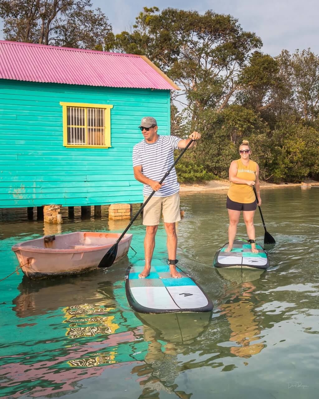 SUP at Merimbula Lake, Sapphire Coast