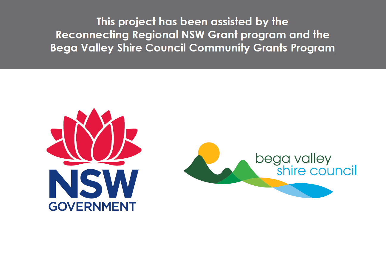 This project has been funded by the Regional NSW Grant program and Bega Valley Shire Council