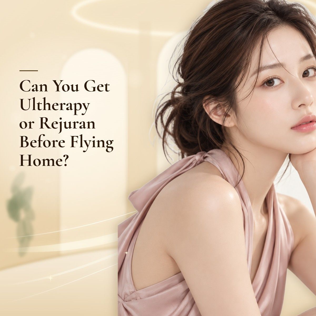 Can You Get Ultherapy or Rejuran Before Flying Home?