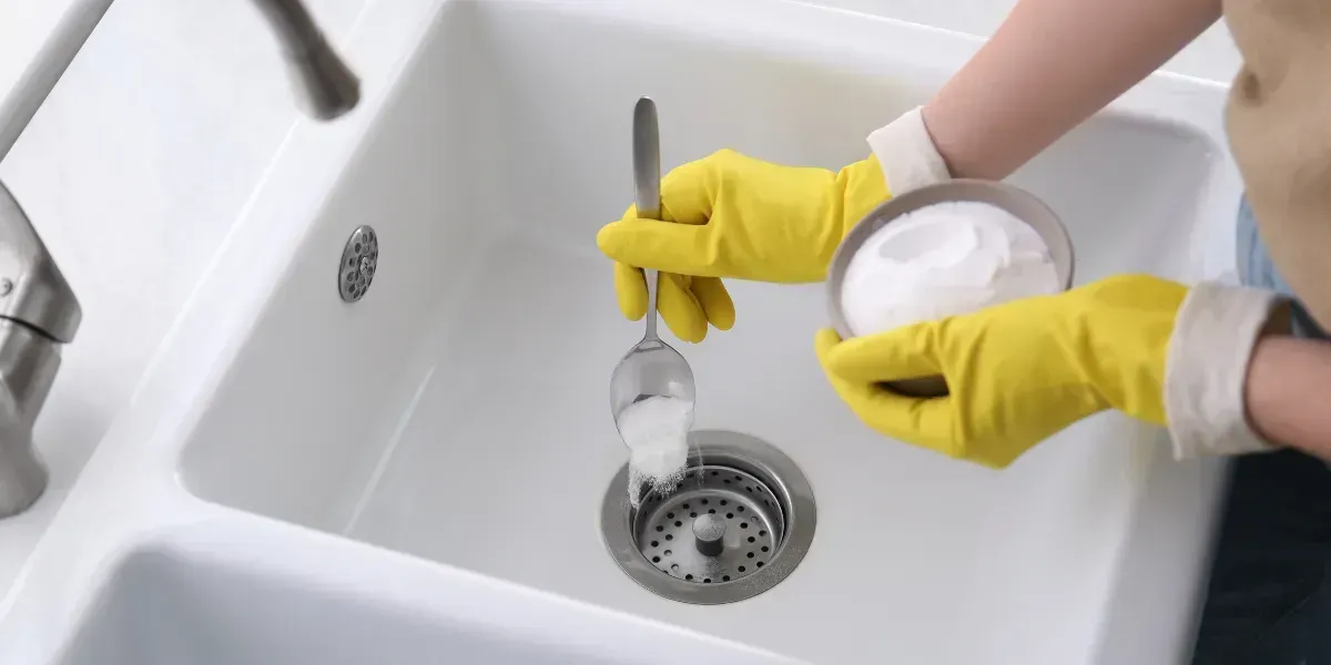 how to clean sink drain