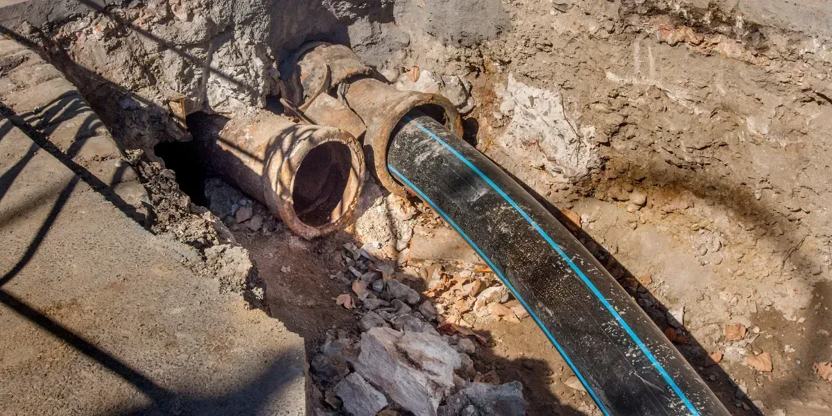 Replace Sewer Line in Windsor