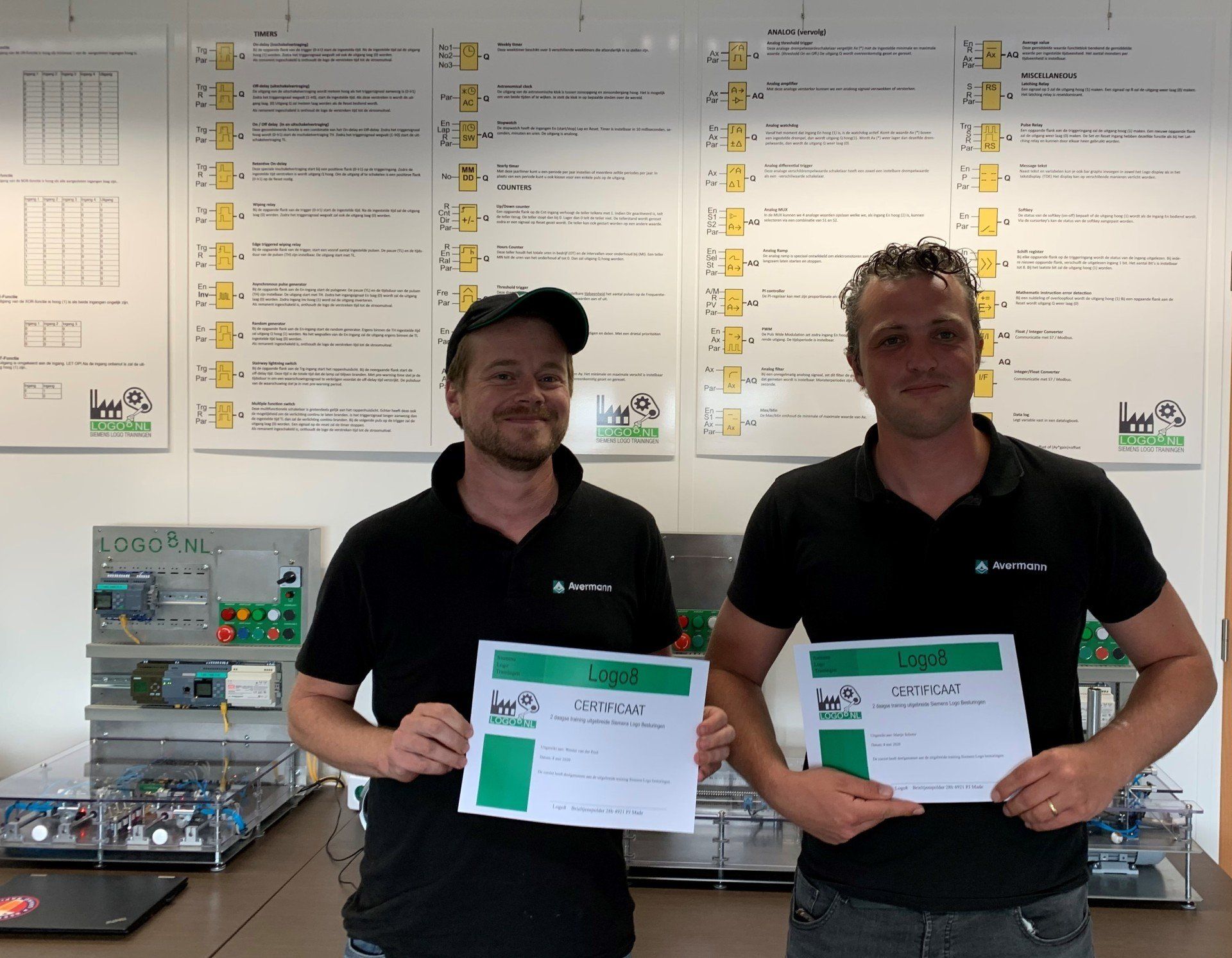 cursisten certificaat Siemens Logo