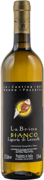 vino bianco La brina di Levante Cantina del Nonno Pescetto