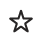 A simple black-outlined five-pointed star icon on a white background.