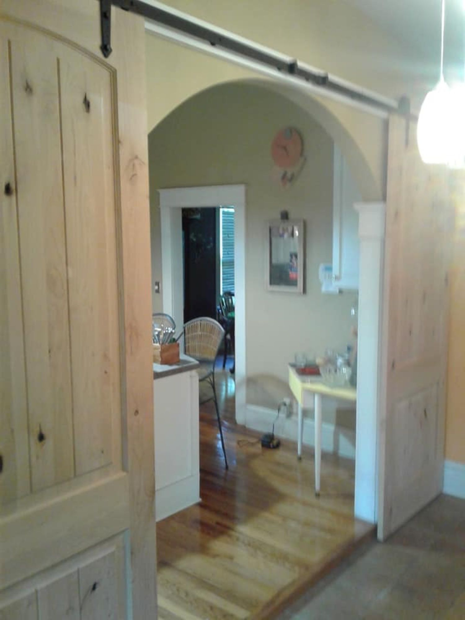 Newly installed door