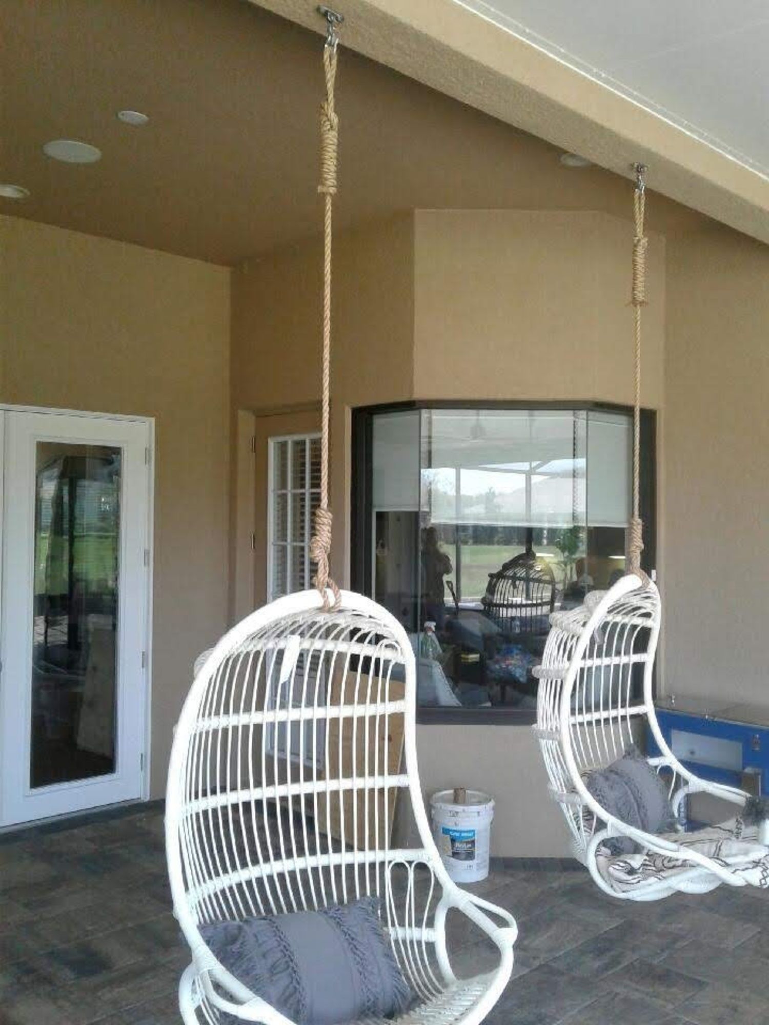 An outside swing
