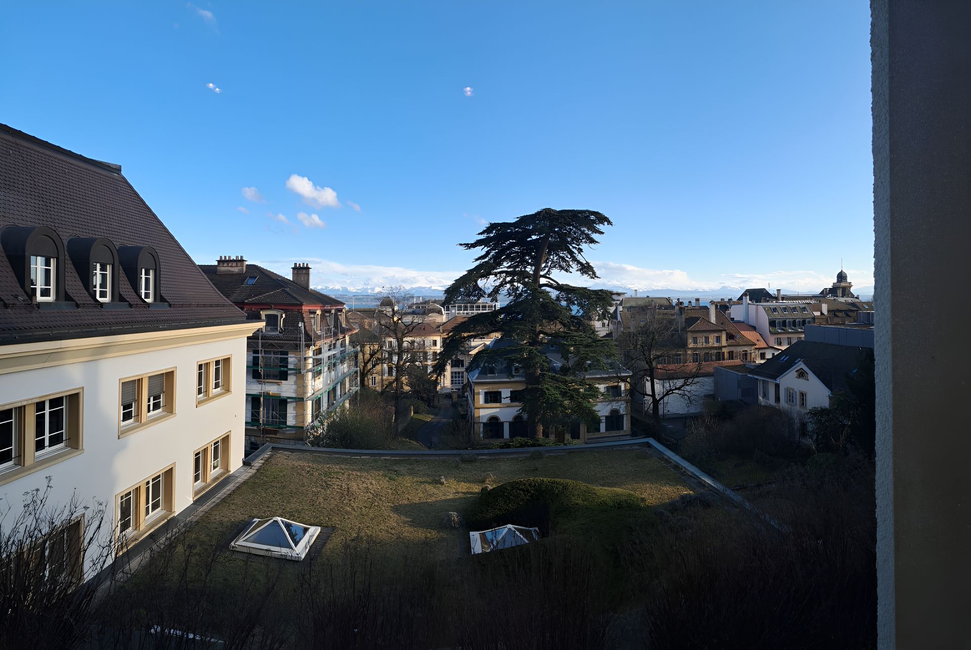 vue cabinet Phzsiotherapie renova Neuchatel