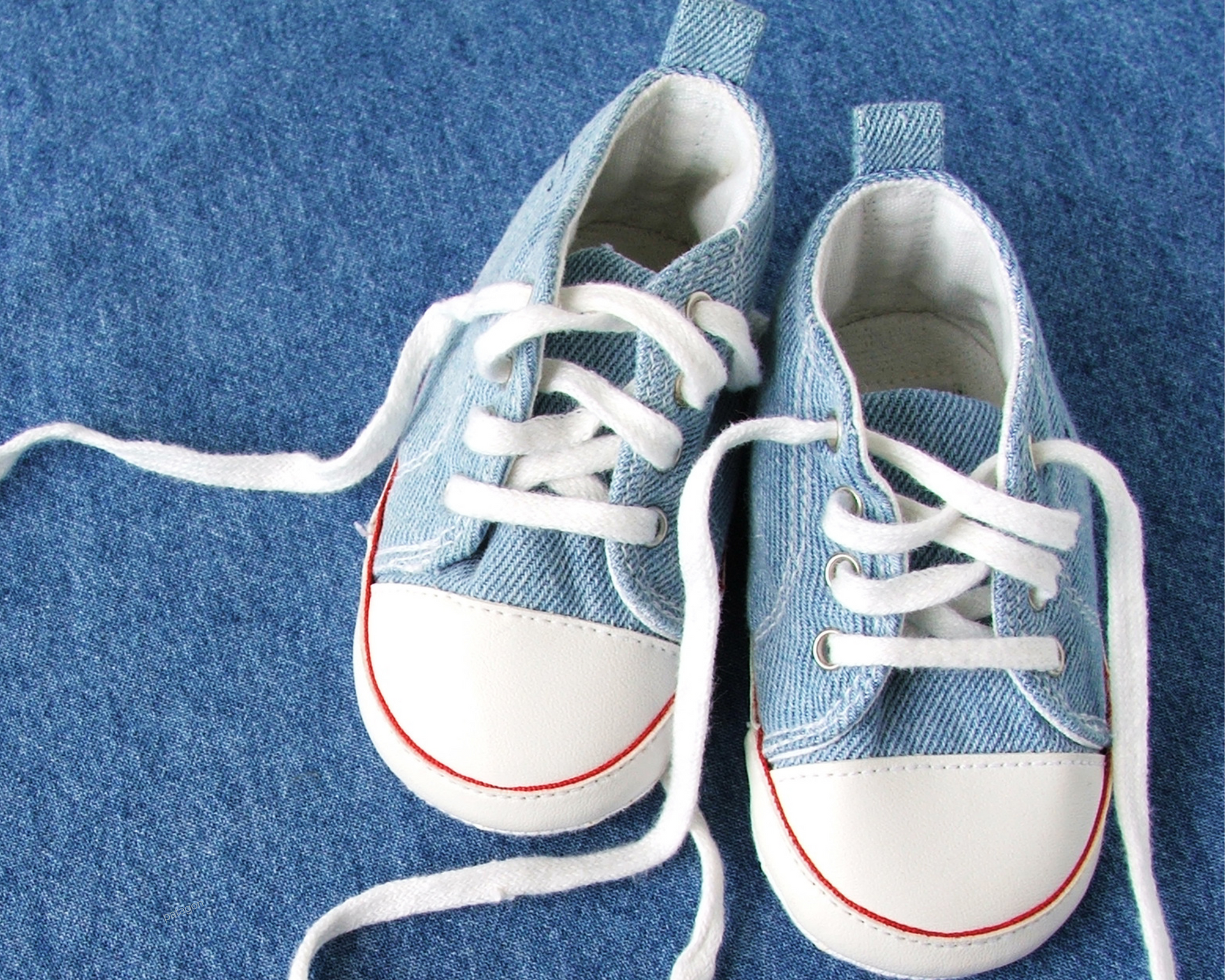 untied shoes