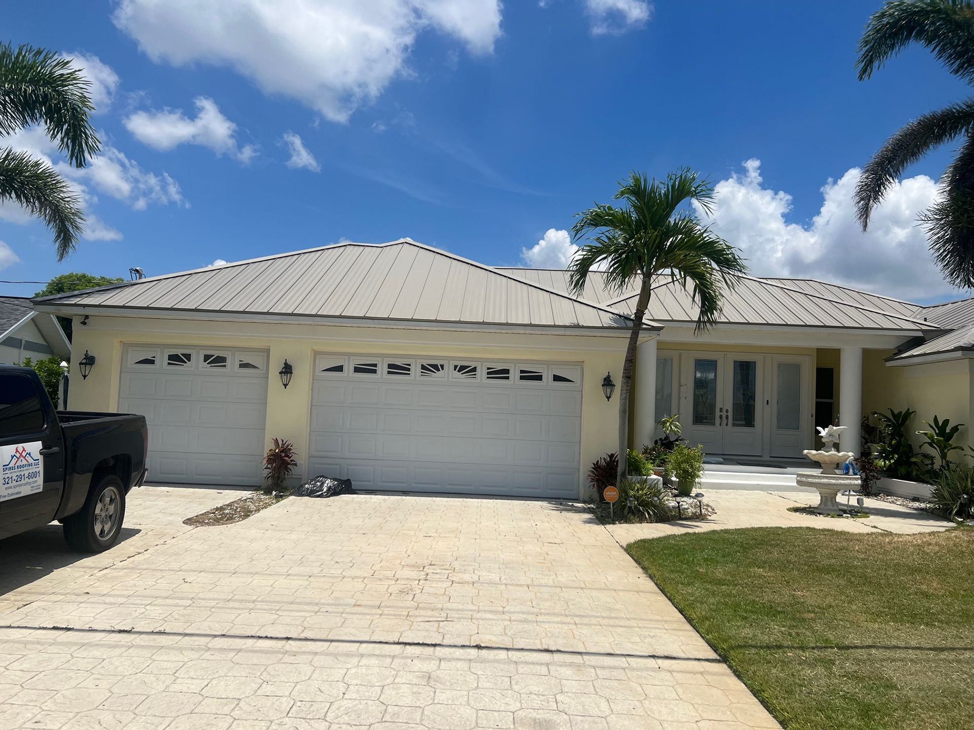 Local Home with Double Garage and Shingle Roofing Surface