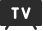 Black TV icon with 
