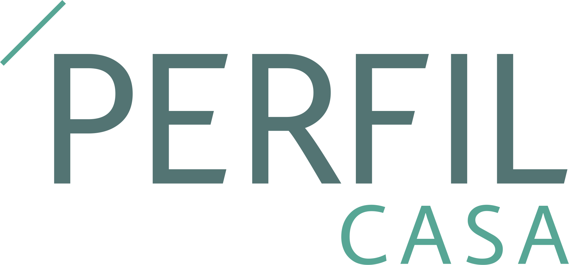 O logotipo do perfil casa é mostrado em fundo branco.