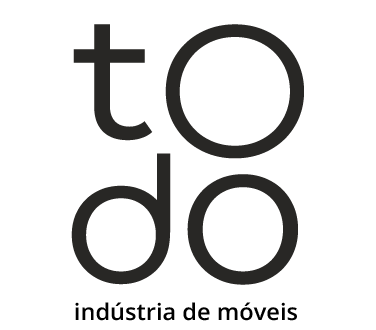 A black and white logo for to do industria de moveis
