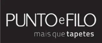 Um logotipo preto e branco para punto e filo