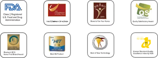 A bunch of logos on a white background with one that says fda