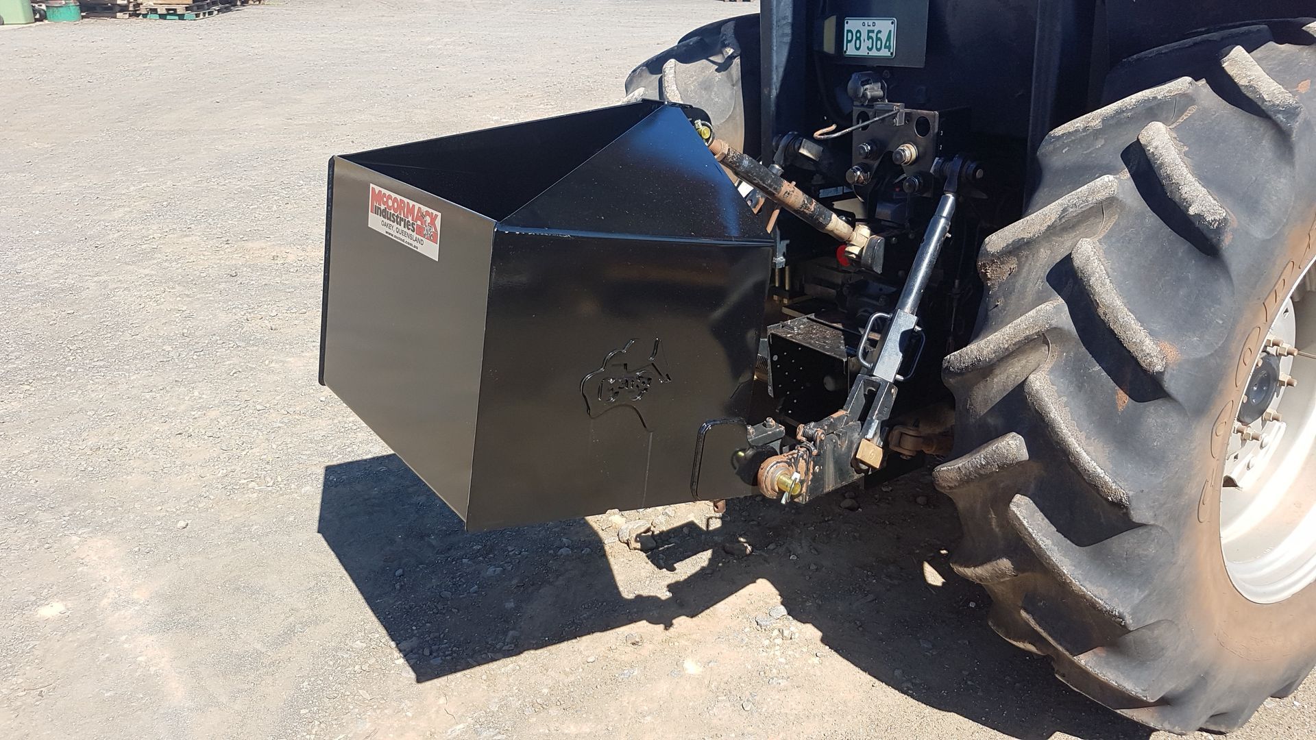 3pt Linkage Ballast Box on tractor