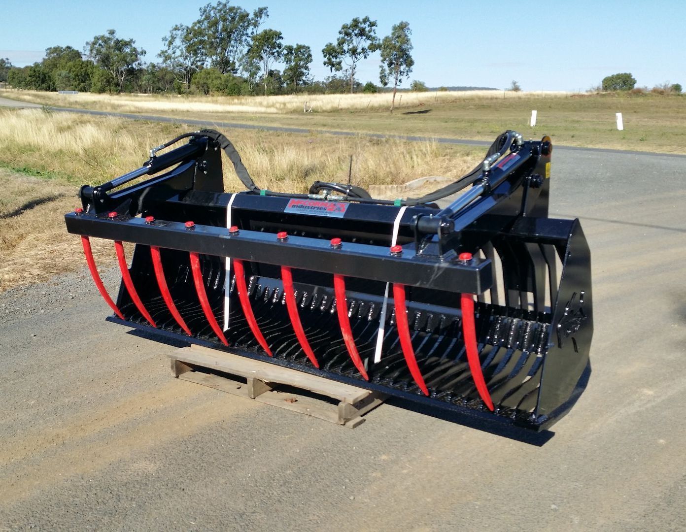McCormack Industries rock bucket with grab