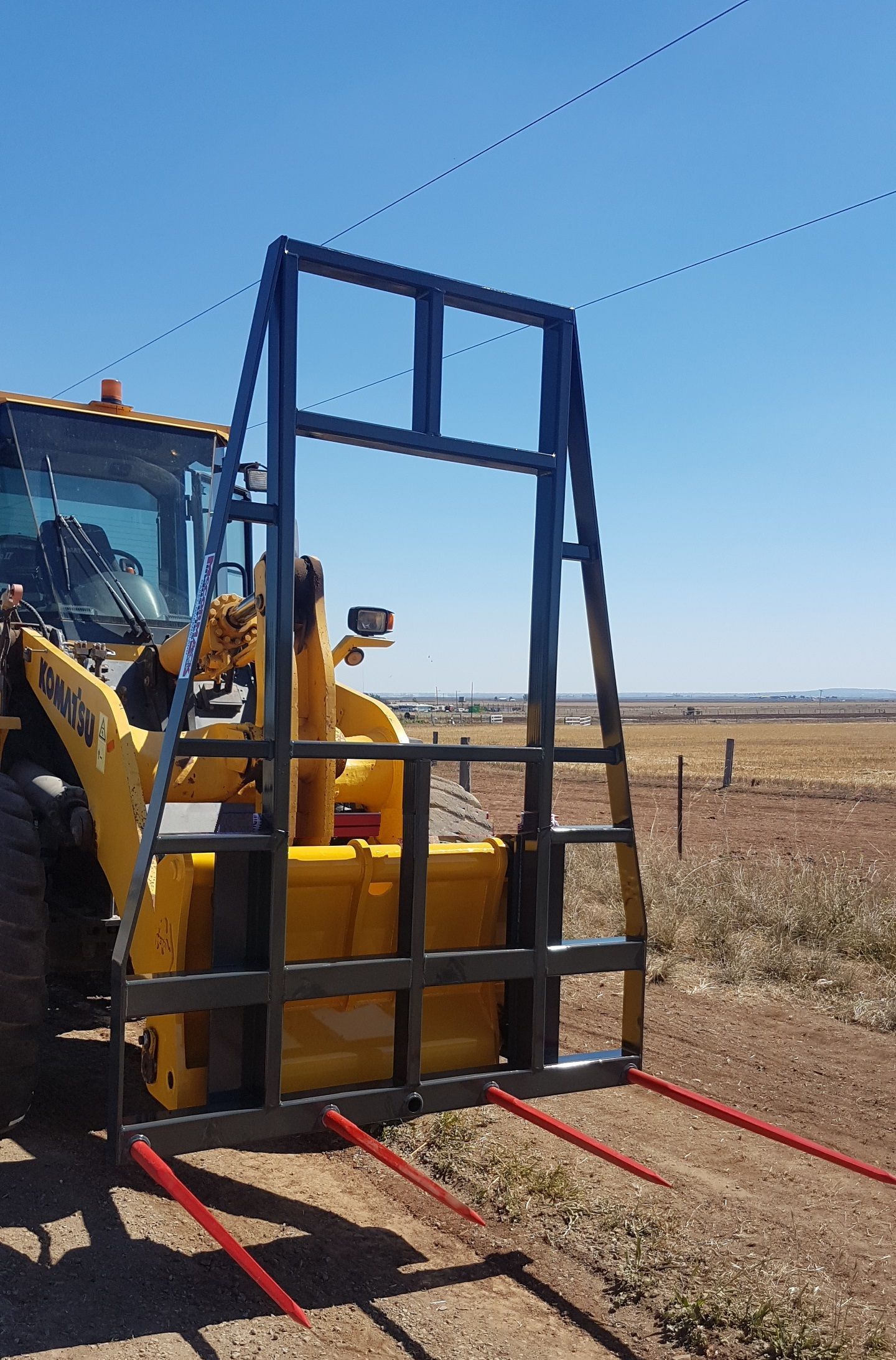 Wheel Loader Hay Bale Spikes