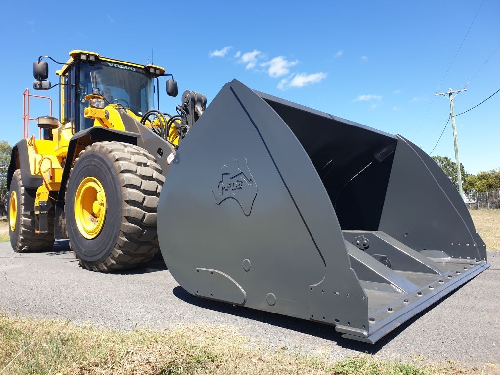 High Dump Bucket on a wheel loader