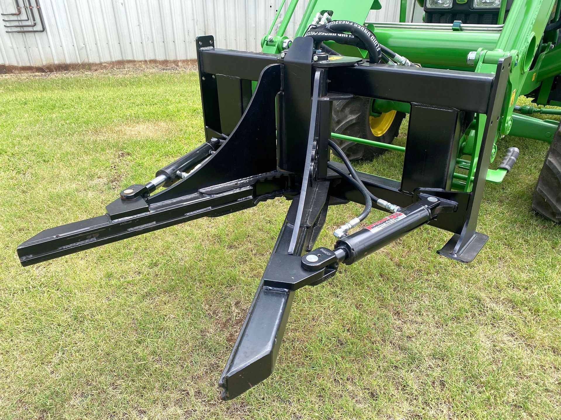 Brush & Small Tree Puller on Tractor