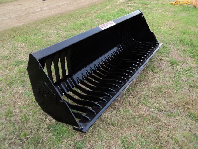 Rock Bucket on Tractor