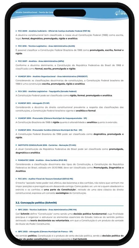 Decorando a Doutrina no celular