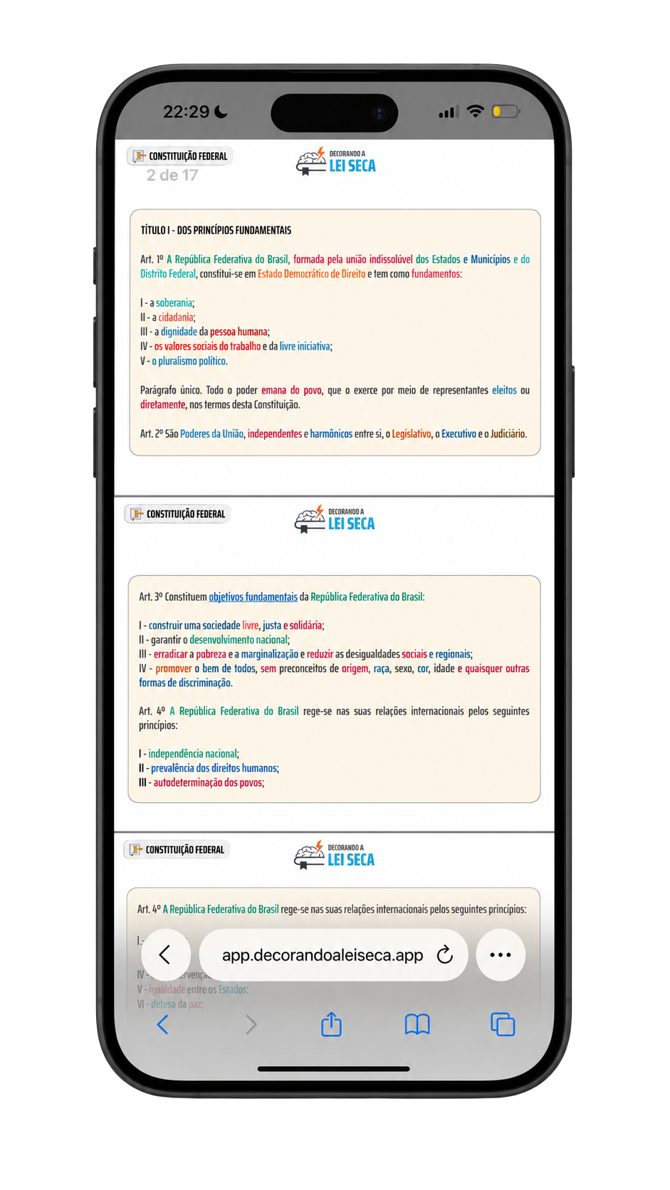 Flash Cards no celular