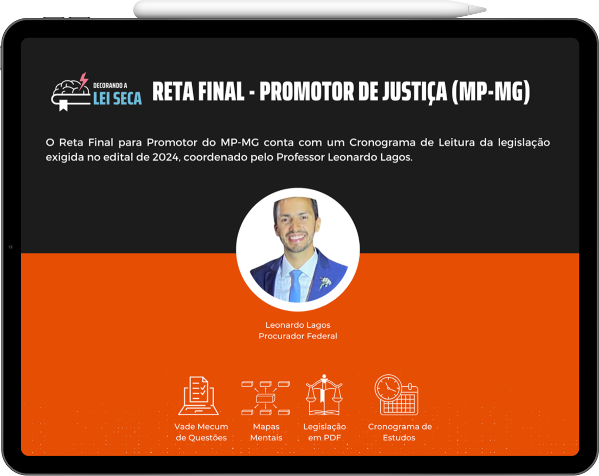 Um tablet com a imagem de um homem de terno e gravata.