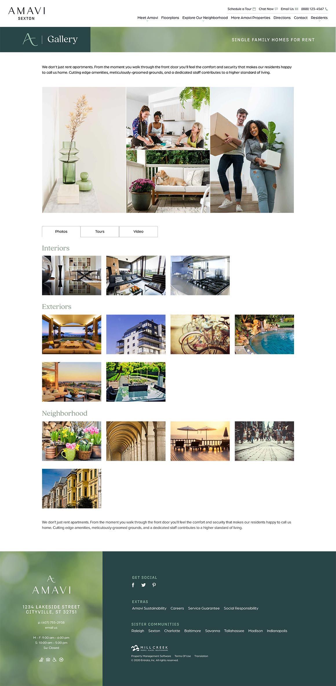 Amavi gallery page
