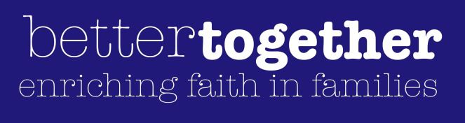 Text on a blue background: