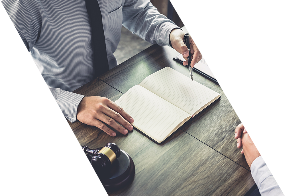 Consultation between a Businessman and Male lawyer