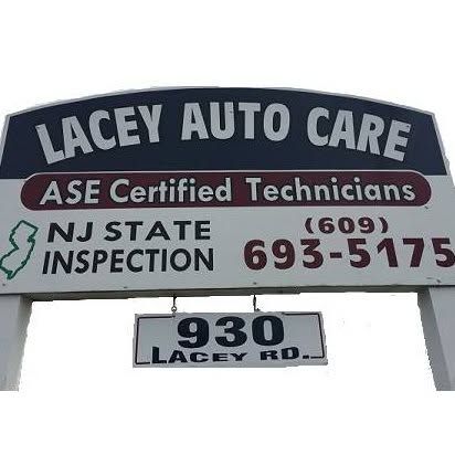 Auto shop sign with ASE certified technicians, state inspection and phone number | Lacey Auto Care