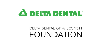 Delta Dental of Wisconsin Foundation logo in green and gray