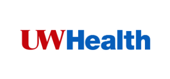 UW Health logo in red and blue text on a white background