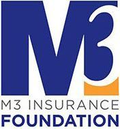M3 Insurance Foundation logo in blue and gray text on a white background
