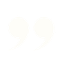 Faint off-white quotation marks on a white background