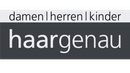 Ein Logo für einen Friseursalon namens Haargenau