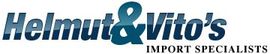 Helmut & Vito's logo with blue text and &ldquo;Import Specialists&rdquo; tagline