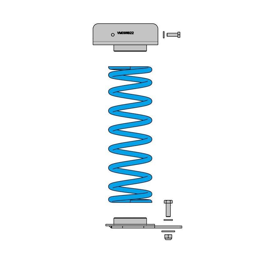 MAD Helper Springs - Mercedes-Benz Sprinter 907 (1500, 2500) (Rear) (HV-098260)
