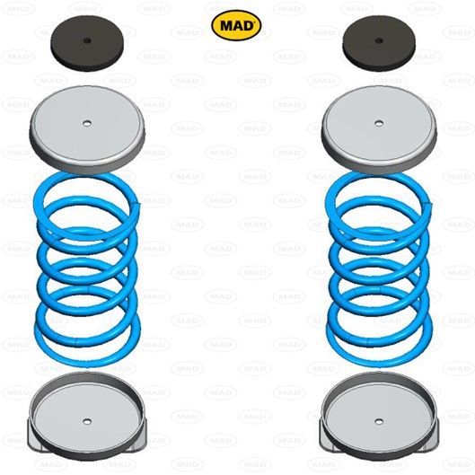 MAD Helper Springs - RAM Promaster 1500, 2500, 3500 (Rear) (HV-138200)