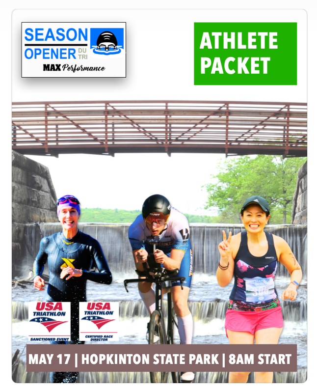 A poster for the season opener on may 19th at hopkinton state park